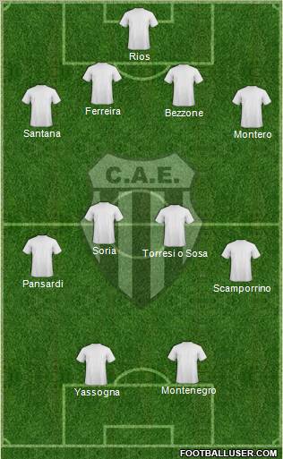 Estudiantes de Buenos Aires Formation 2011