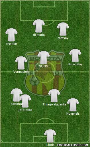 CD Bogotá FC Formation 2011