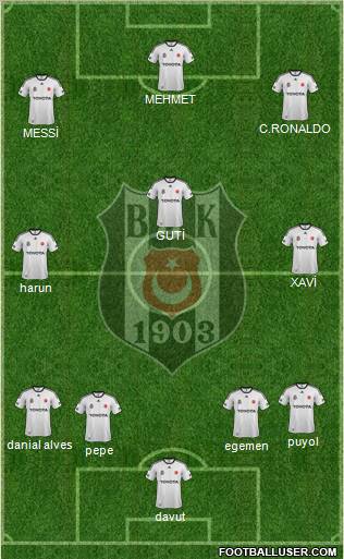 Besiktas JK Formation 2011