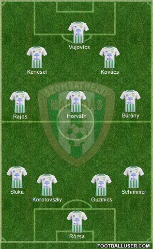 Haladás FC Formation 2011