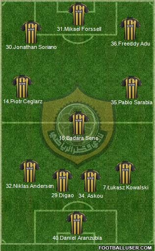 Qatar Sports Club Formation 2011