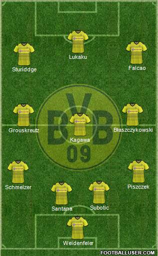 Borussia Dortmund Formation 2011