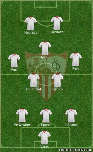 Sevilla F.C., S.A.D. Formation 2011