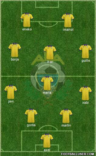 A.D. Alcorcón Formation 2011