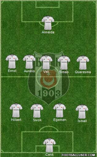 Besiktas JK Formation 2011