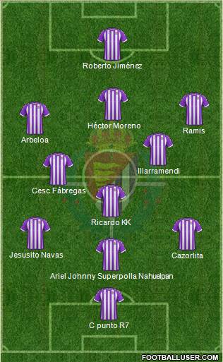 R. Valladolid C.F., S.A.D. Formation 2011