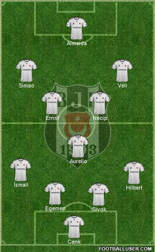 Besiktas JK Formation 2011