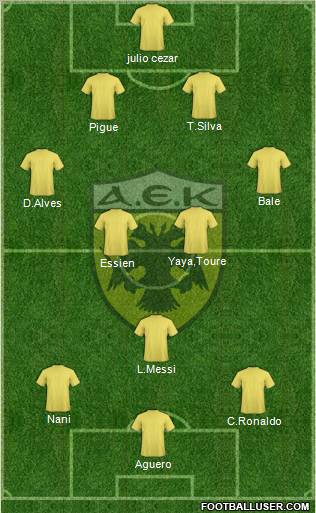 AEK Athens Formation 2011