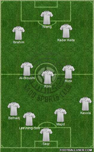 Al-Sadd Sports Club Formation 2011