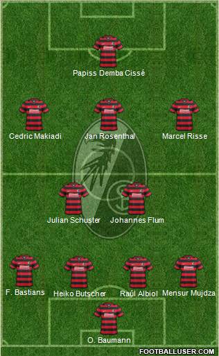 SC Freiburg Formation 2011