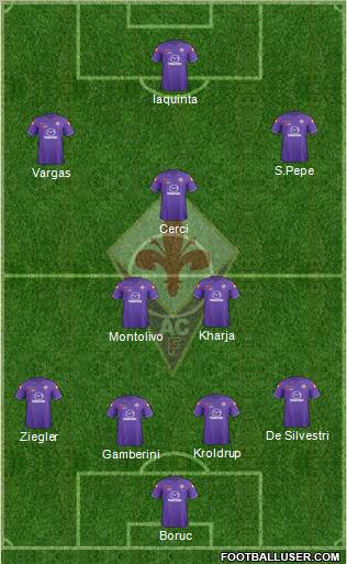 Fiorentina Formation 2011