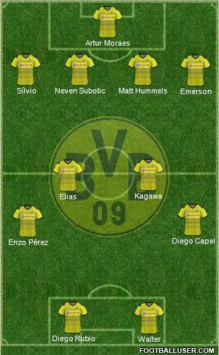 Borussia Dortmund Formation 2011