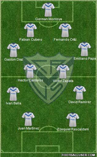 Vélez Sarsfield Formation 2011