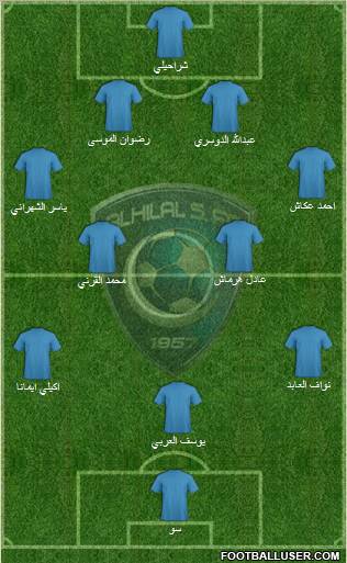 Al-Hilal (KSA) Formation 2011
