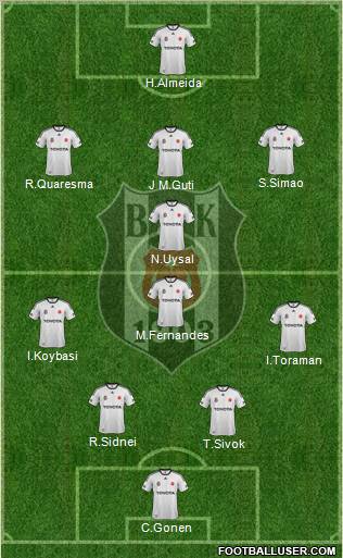 Besiktas JK Formation 2011
