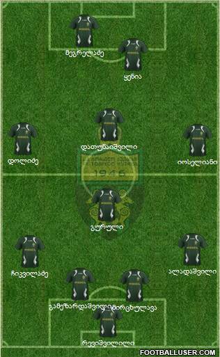 FC Kutaisi-Torpedo Formation 2011