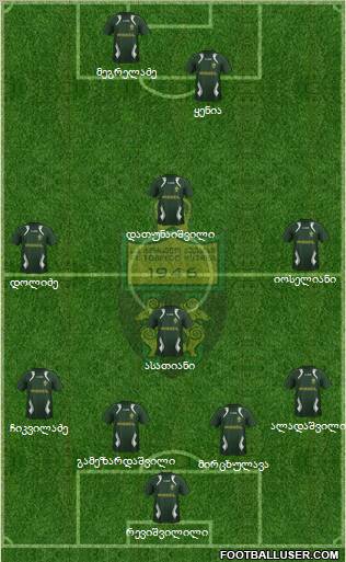 FC Kutaisi-Torpedo Formation 2011