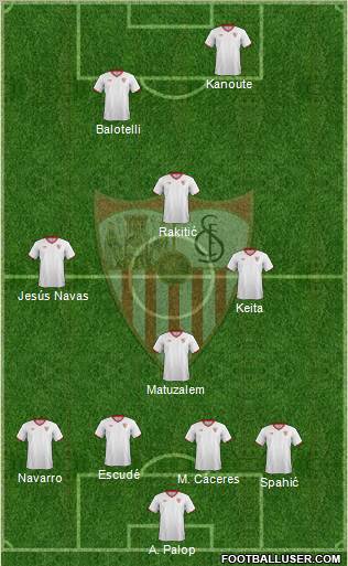 Sevilla F.C., S.A.D. Formation 2011