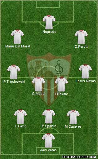 Sevilla F.C., S.A.D. Formation 2011