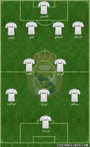 R. Madrid Castilla Formation 2011