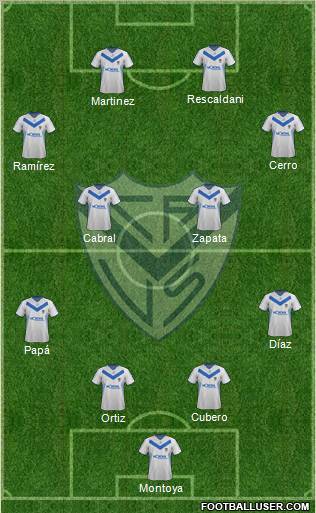 Vélez Sarsfield Formation 2011