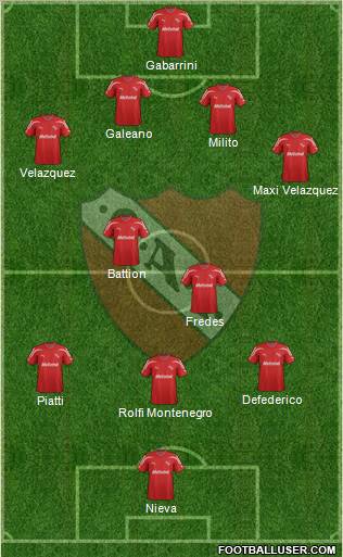 Independiente Formation 2011