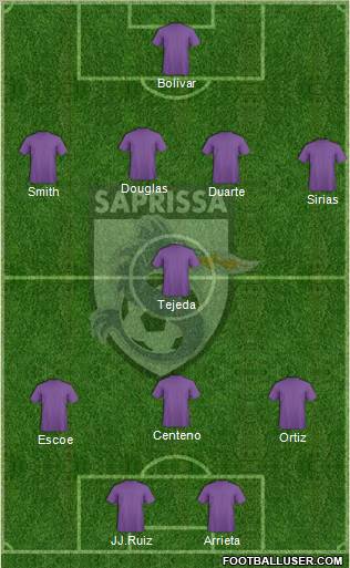 CD Saprissa football formation