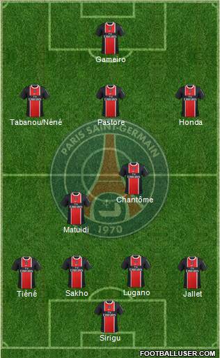 Paris Saint-Germain Formation 2011