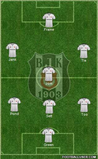 Besiktas JK Formation 2011