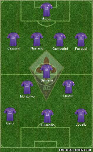 Fiorentina Formation 2011