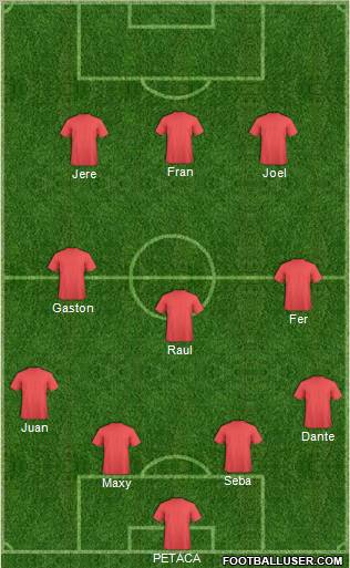 Pro Evolution Soccer Team Formation 2011