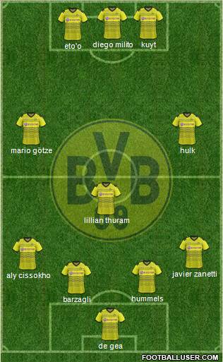 Borussia Dortmund Formation 2011