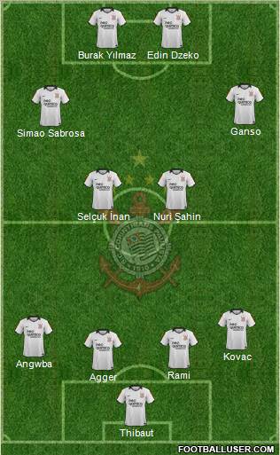 SC Corinthians Paulista Formation 2011