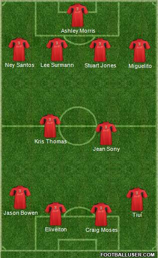 Llanelli AFC Formation 2011