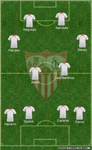 Sevilla F.C., S.A.D. Formation 2011