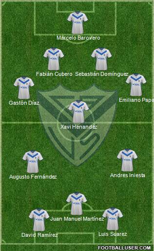 Vélez Sarsfield Formation 2011