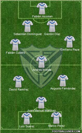 Vélez Sarsfield Formation 2011