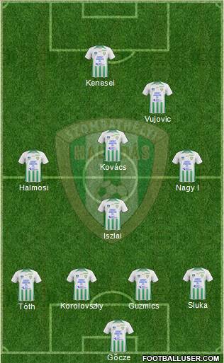 Haladás FC Formation 2011