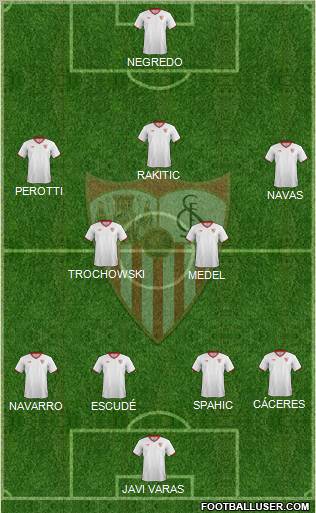 Sevilla F.C., S.A.D. Formation 2011