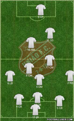 União Mogi das Cruzes FC Formation 2011