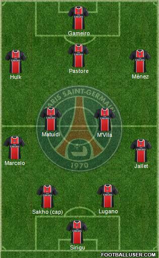 Paris Saint-Germain Formation 2011