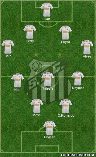 Santos FC Formation 2011