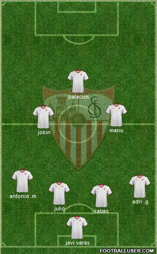 Sevilla F.C., S.A.D. Formation 2011