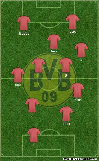 Borussia Dortmund Formation 2011