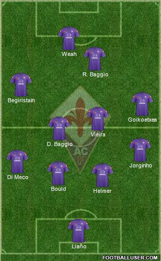 Fiorentina Formation 2011