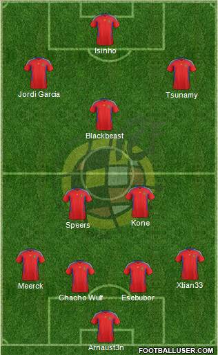 Spain Formation 2011