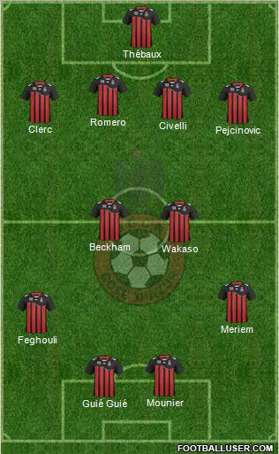 OGC Nice Côte d'Azur Formation 2011