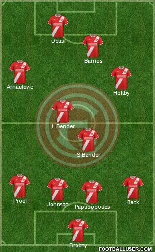 Fortuna Düsseldorf Formation 2011