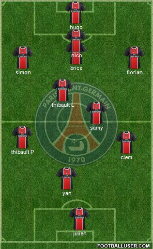 Paris Saint-Germain Formation 2011