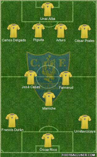 Orihuela C.F. Formation 2011